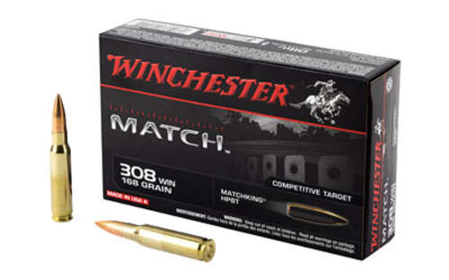 Ammunition Winchester Ammunition Match 308Win WIN MATCH 308WIN 168GR SM BTHP 20/